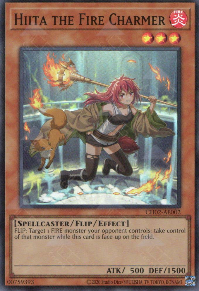 CH02-AE002 Hiita the Fire Charmer (SR)
