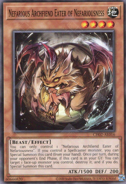 CH02-AE016 Nefarious Archfiend Eater of Nefariousness (N)