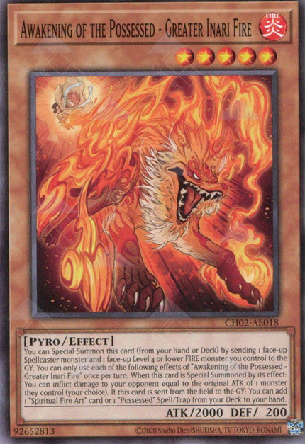 CH02-AE018 Awakening of the Possessed - Greater Inari Fire (N)