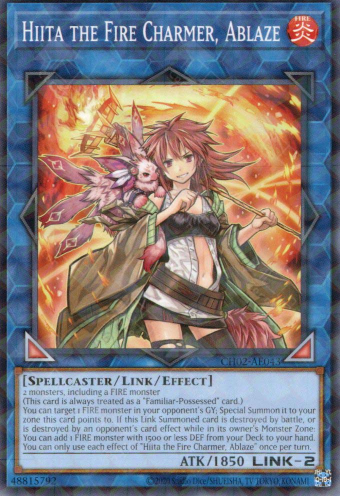 CH02-AE043 Hiita the Fire Charmer, Ablaze (P-N)