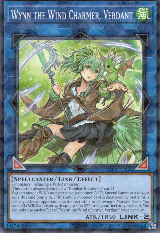 CH02-AE044 Wynn the Wind Charmer, Verdant (P-N)