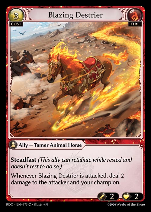 RDO-173 Blazing Destrier (Common)