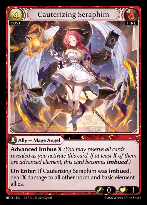 RDO-174 Cauterizing Seraphim (Super Rare)