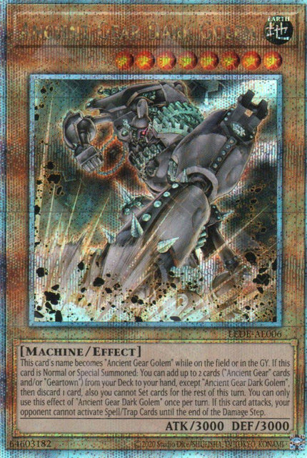 LEDE-AE006 Ancient Gear Dark Golem (QCSR)