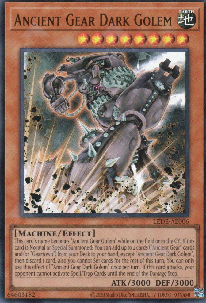 LEDE-AE006 Ancient Gear Dark Golem (UR)