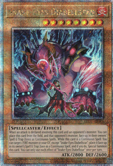 LEDE-AE011 Snake-Eyes Diabellstar (QCSR) (Status A)