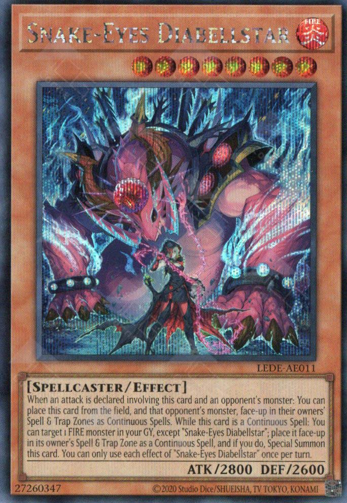 LEDE-AE011 Snake-Eyes Diabellstar (SER)