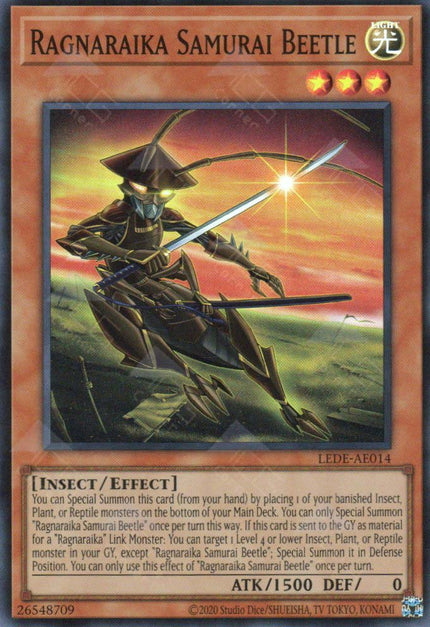 LEDE-AE014 Ragnaraika Samurai Beetle (SR)