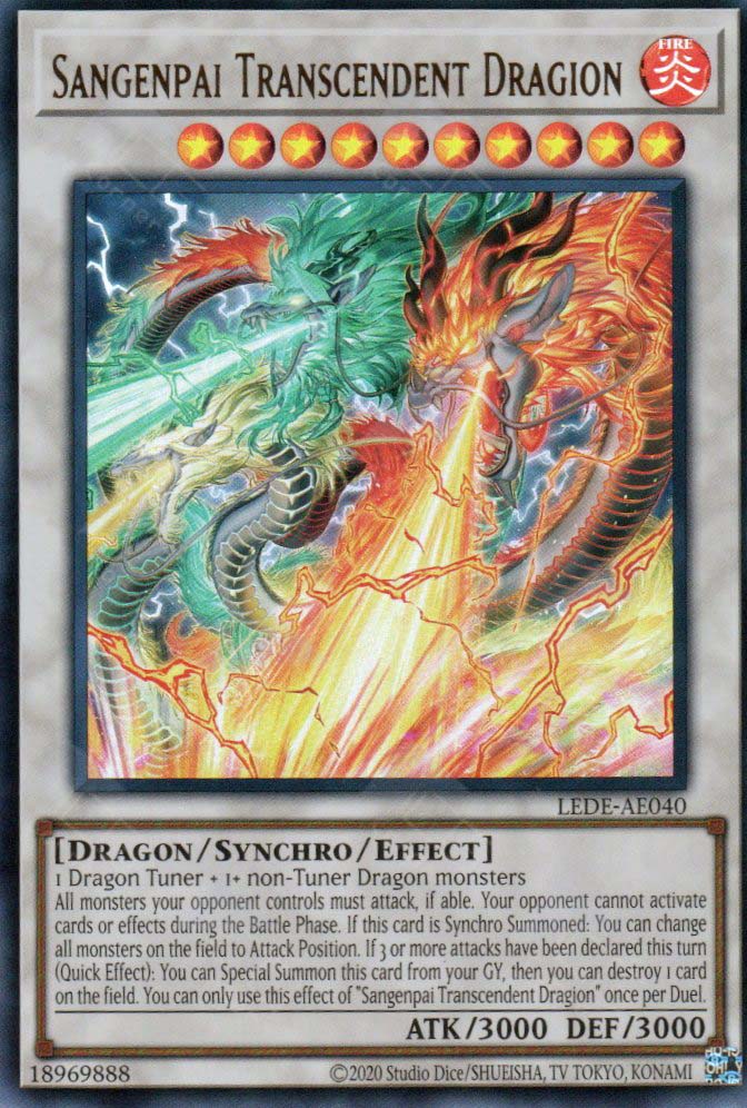 LEDE-AE040 Sangenpai Transcendent Dragion (UR)