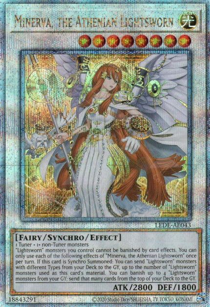 LEDE-AE043 Minerva, the Athenian Lightsworn (QCSR) (Status C)