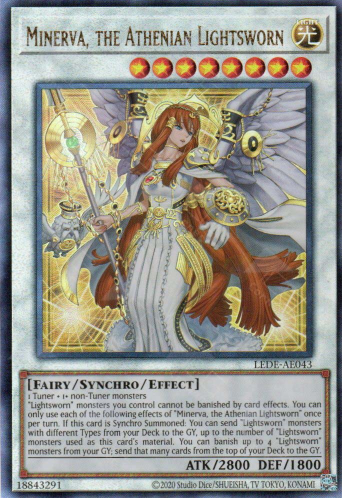 LEDE-AE043 Minerva, the Athenian Lightsworn (UL)