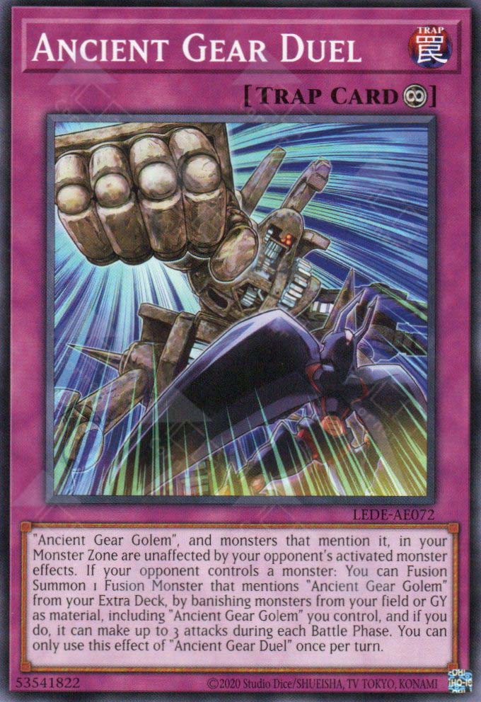 LEDE-AE072 Ancient Gear Duel (N)