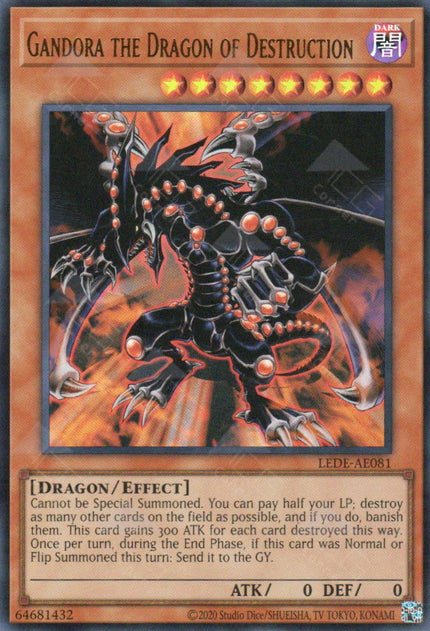 LEDE-AE081 Gandora the Dragon of Destruction (UR)