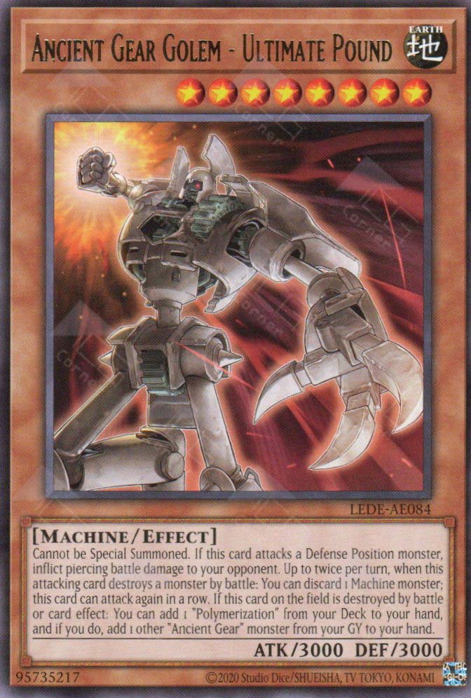 LEDE-AE084 Ancient Gear Golem - Ultimate Pound (R)