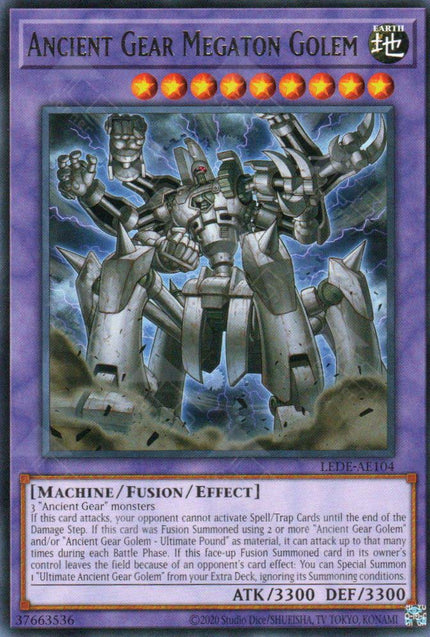 LEDE-AE104 Ancient Gear Megaton Golem (R)