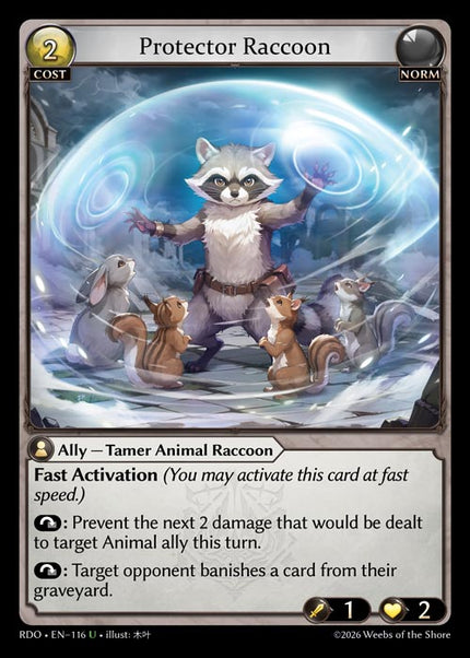 RDO-116 Protector Raccoon (Uncommon)