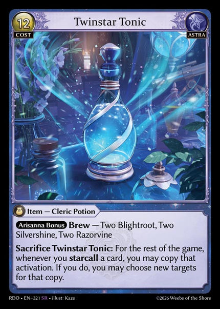 RDO-321 Twinstar Tonic (Super Rare)