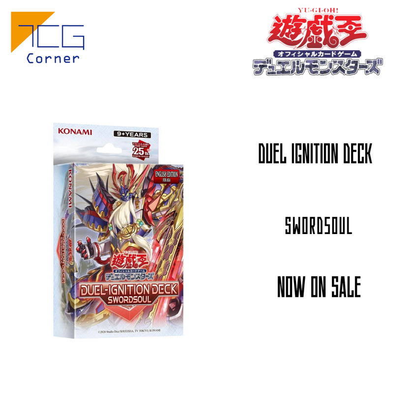 yugioh swordsoul structure deck Yu-Gi-Oh! Official Card Game Duel Monsters DUEL-IGNITION DECK HERO & (Asian English Ver.) Second Pre-Order 48 Boxes per Case Release Date: 30/11/2024 https://tcg-corner.com/collections/yu-gi-oh-pre-order #DUELIGNITIONDECK #HERO Yu-Gi-Oh! Official Card Game Duel