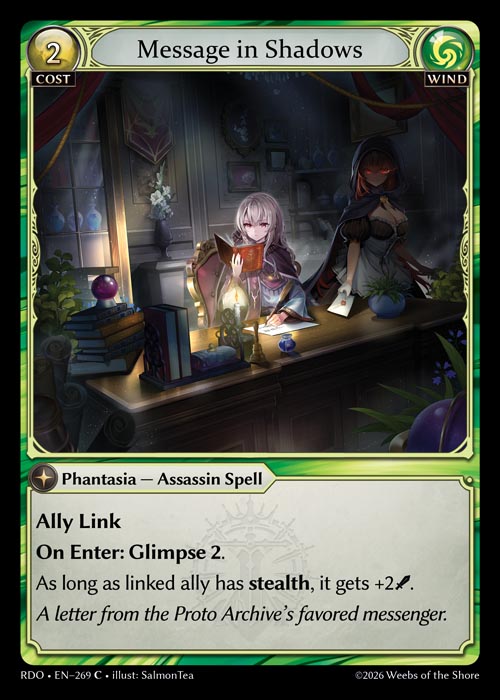 RDO-269 Foil-Message in Shadows (Common)