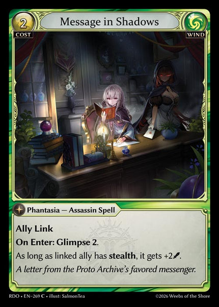 RDO-269 Foil-Message in Shadows (Common)