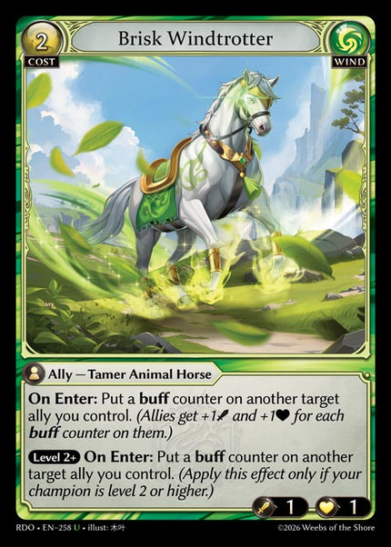 RDO-258 Brisk Windtrotter (Uncommon)