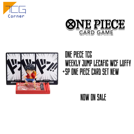 One piece WEEKLY JUMP LECAFIG WCF Monkey D Luffy + SP ONE PIECE CARD SET