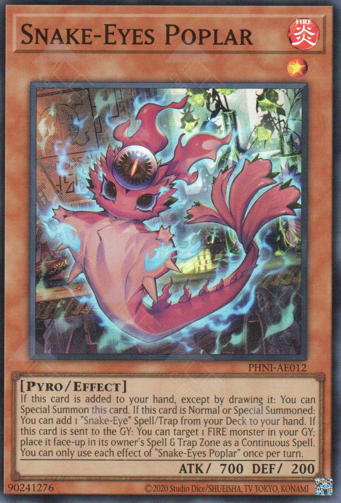 PHNI-AE012 Snake-Eyes Poplar (SR)