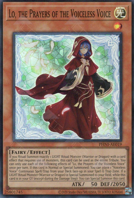 PHNI-AE019 Lo, the Prayers of the Voiceless Voice (SR)