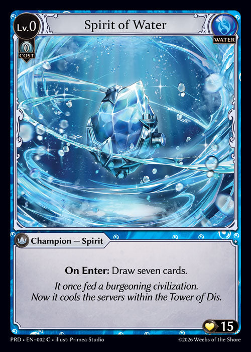 PRD-002 Spirit of Water (C)