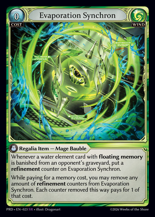 PRD-023 Evaporation Synchron (SR)