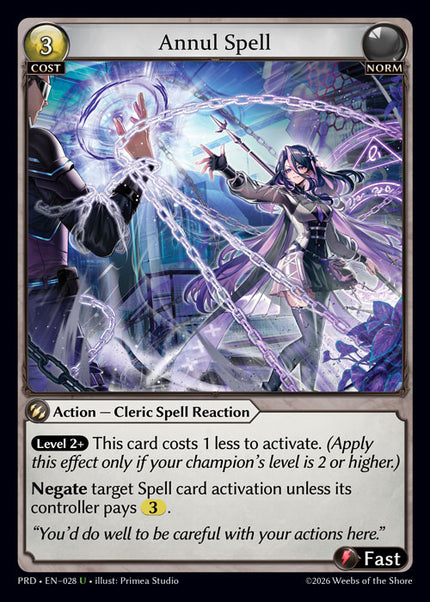PRD-028 Annul Spell (U)