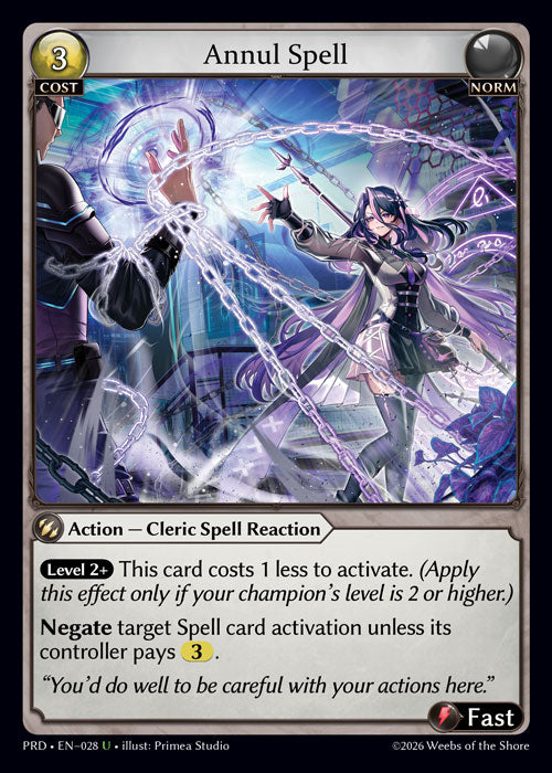 PRD-028 Annul Spell (U)