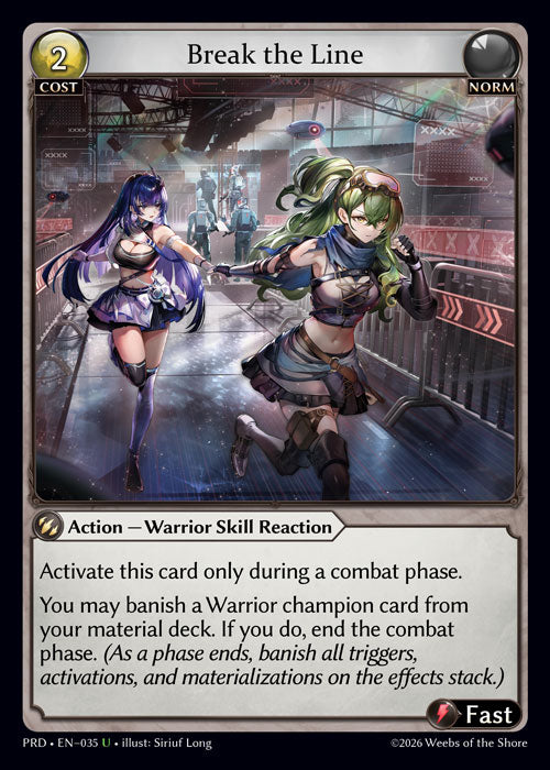 PRD-035 Break the Line (U)