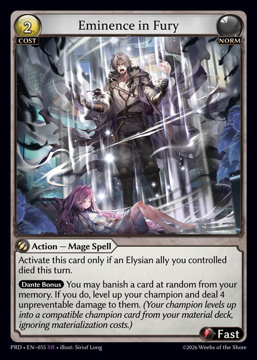 PRD-055 Eminence in Fury (SR)