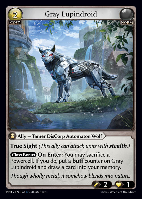 PRD-064 Gray Lupindroid (R)