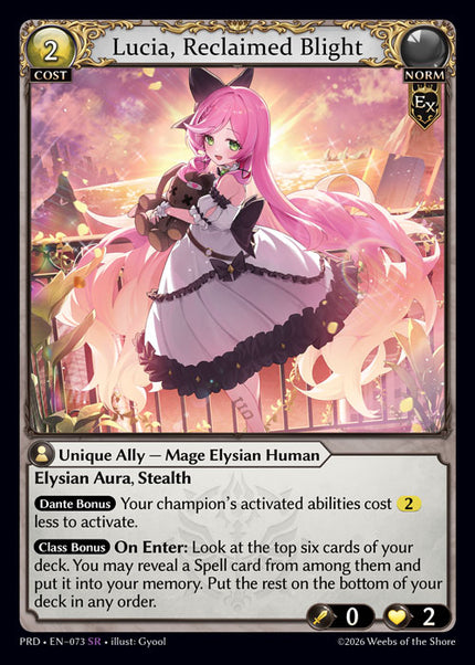 PRD-073 Lucia, Reclaimed Blight (SR)
