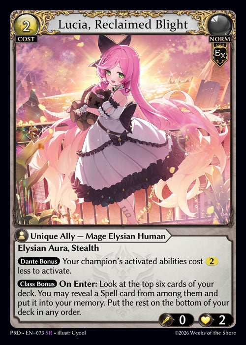 PRD-073 Lucia, Reclaimed Blight (SR)
