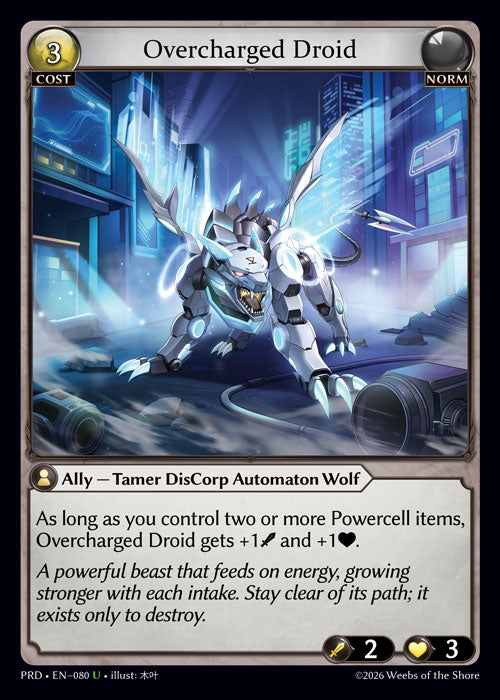 PRD-080 Overcharged Droid (U)