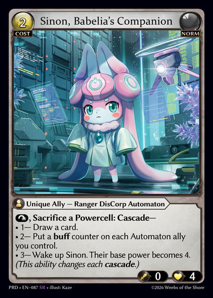 PRD-087 Sinon, Babelia's Companion (SR)