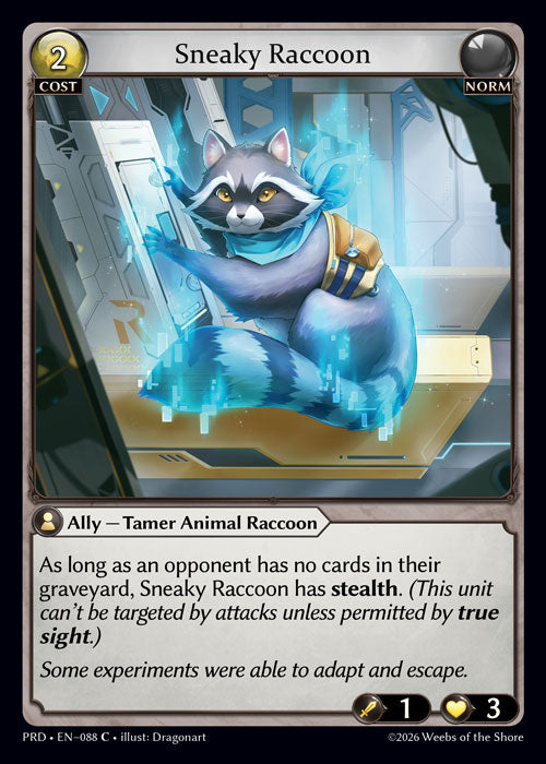 PRD-088 Sneaky Raccoon (C)