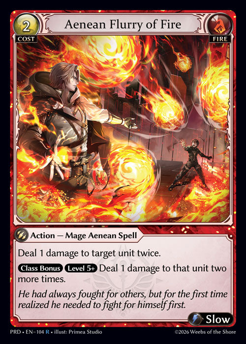 PRD-104 Aenean Flurry of Fire (R)