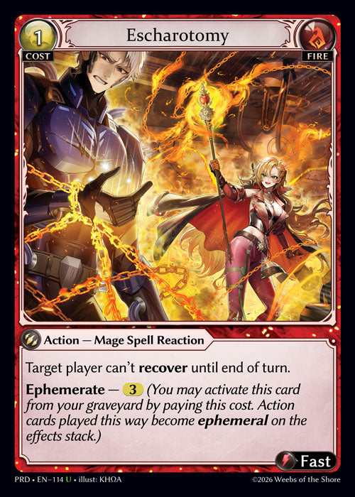 PRD-114 Escharotomy (U)