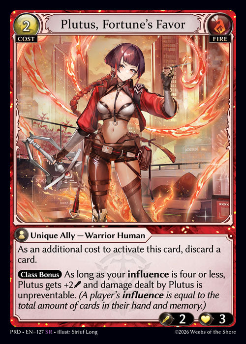 PRD-127 Plutus, Fortune's Favor (SR)
