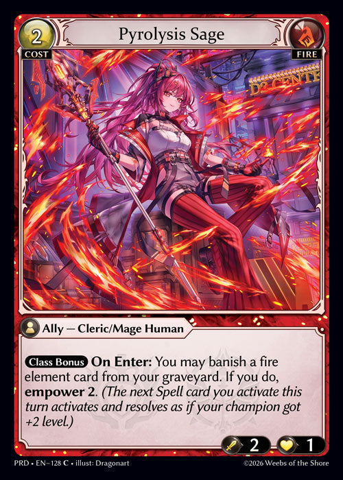 PRD-128 Pyrolysis Sage (C)