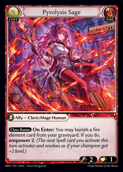 PRD-128 Pyrolysis Sage (C)