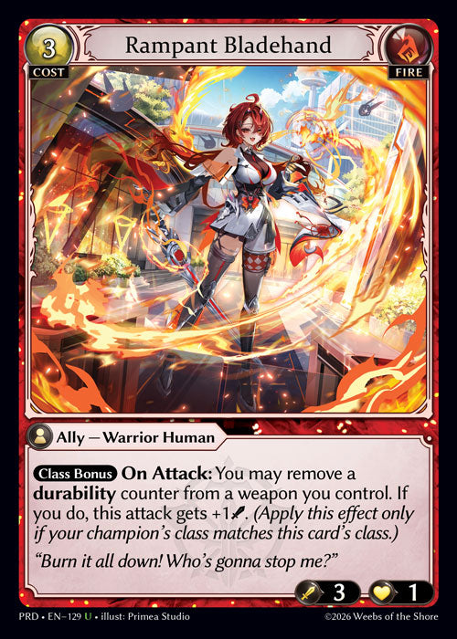 PRD-129 Rampant Bladehand (U)