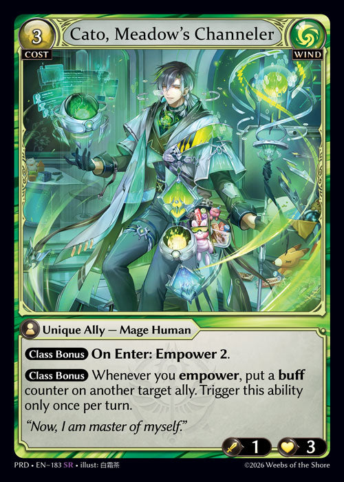 PRD-183 Cato, Meadow's Channeler (SR)