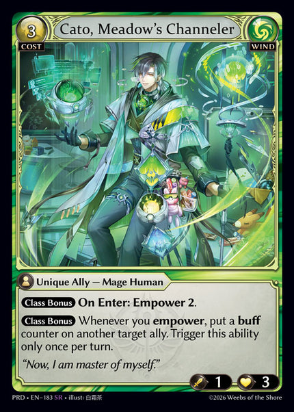PRD-183 Cato, Meadow's Channeler (SR)