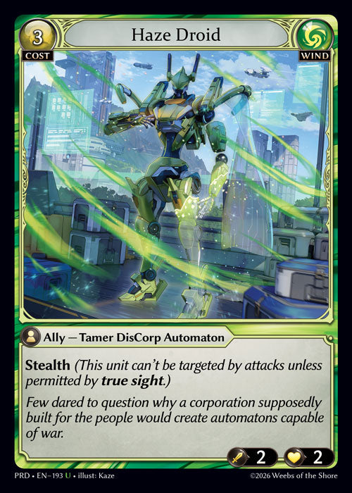 PRD-193 Haze Droid (U)