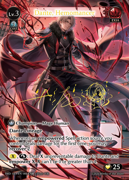 PRD-1st-006 Dante, Hemomancer (CSR)